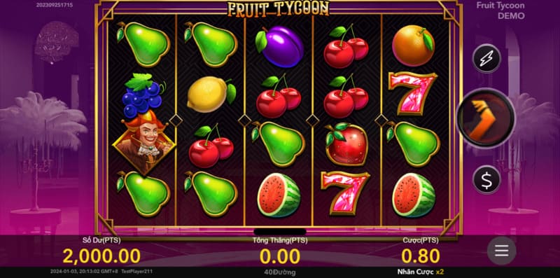 cach choi game xeng hoa qua debet 1 Debet cung cấp chế độ chơi thử xèng hoa quả
