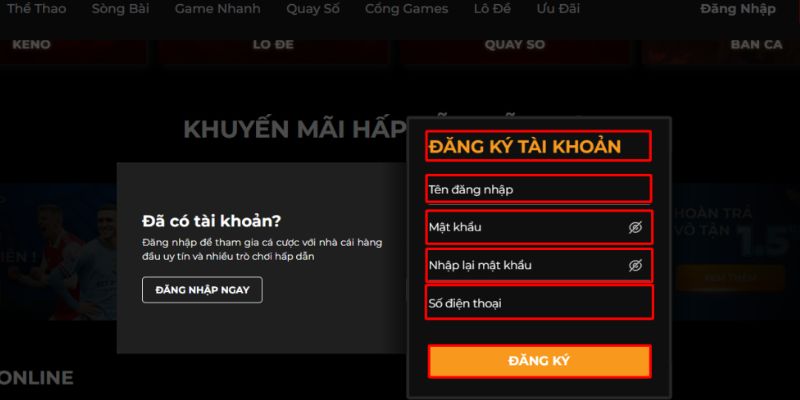 dang ky debet 1 Quy trình đăng ký Debet được thiết kế đơn giản